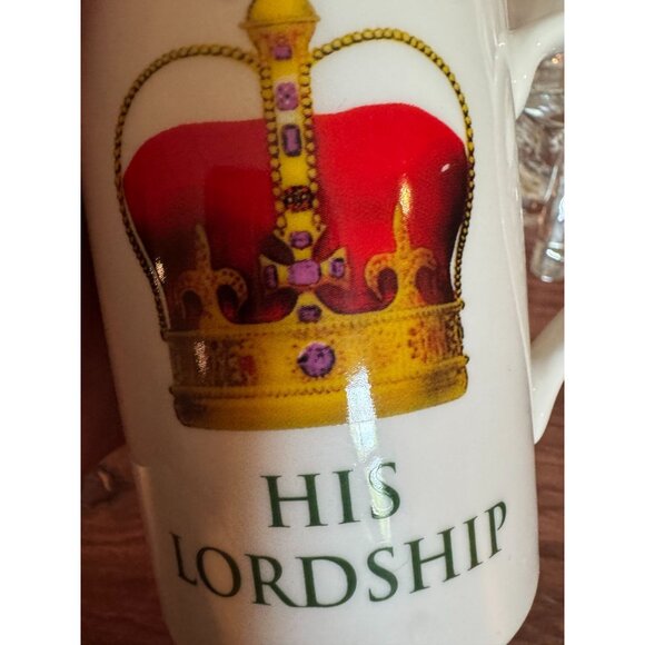Set of 2 His Lordship & Her Ladyship Fine China Mugs – Lesser & Pavey 2015 – Eng - Picture 7 of 8
